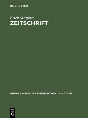 cover image of Zeitschrift